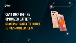 Can I turn off the Optimized Battery Charging feature to charge to 100% immediately?