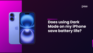 Does using Dark Mode on my iPhone save battery life?