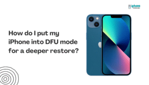 How do I put my iPhone into DFU mode for a deeper restore? png