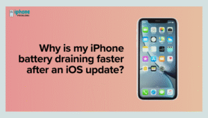 Why is my iPhone battery draining faster after an iOS update?